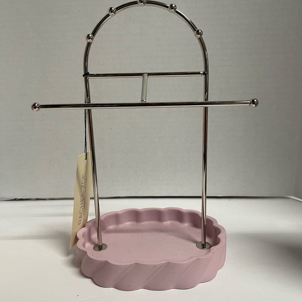 Rachel Zoe Pink and Silver Jewelry Organizer